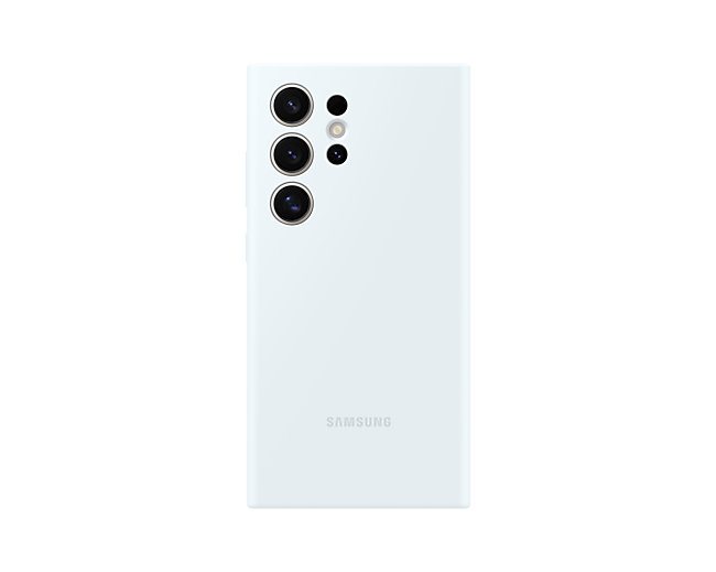 Galaxy S24 Ultra Silicone Case White