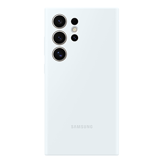 Galaxy S24 Ultra Silicone Case White