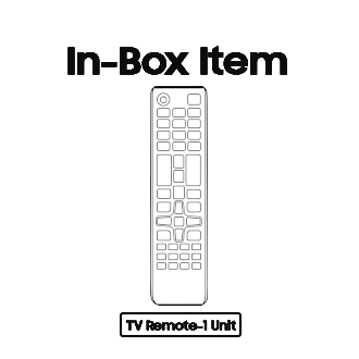 TV Remote Black