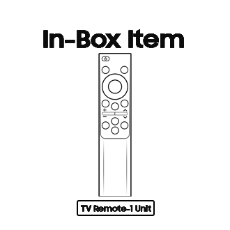 TV Remote Black
