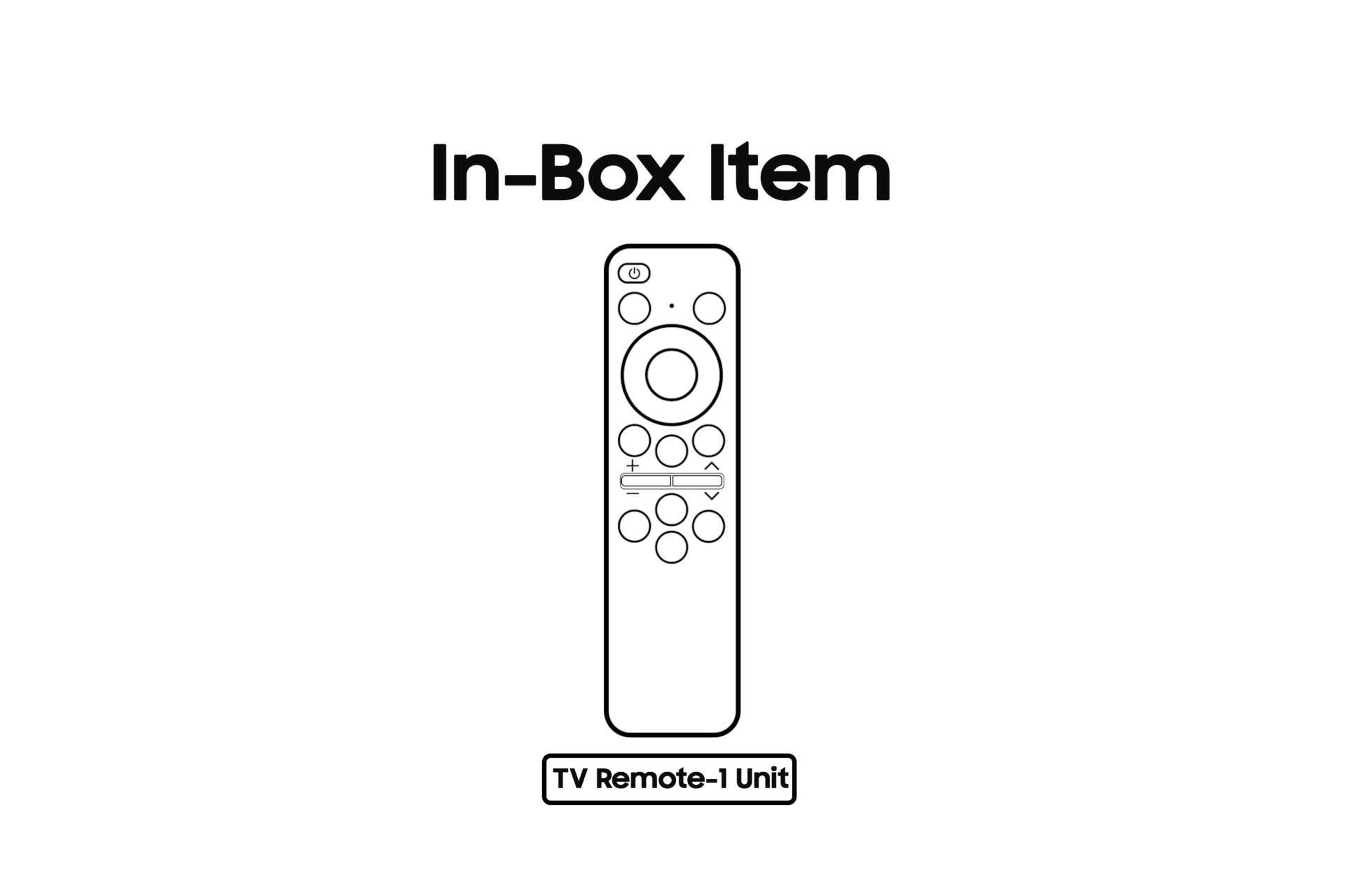 TV Remote Black