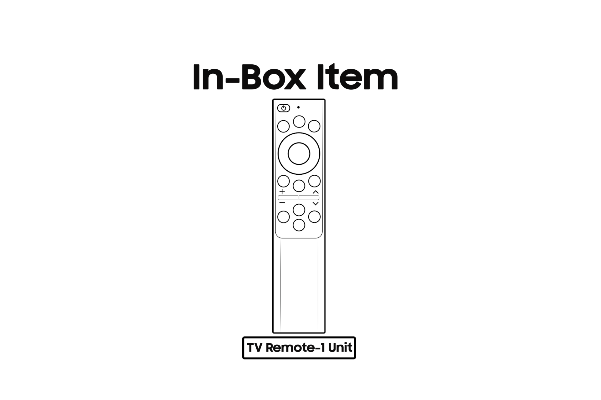 TV Remote Black