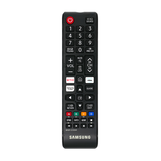 tv remote black