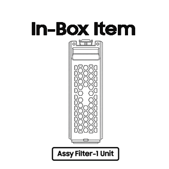 Assy Filter Dark Grey