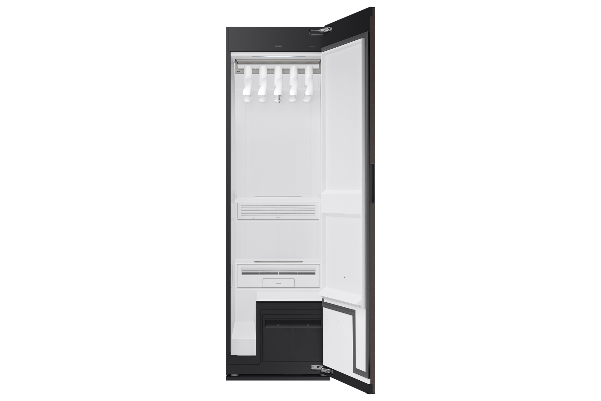 DF24CG5100 Bespoke AI Dryer with Dual AirWash and Dual JetSteam. Front-Open Cotta Charcoal 