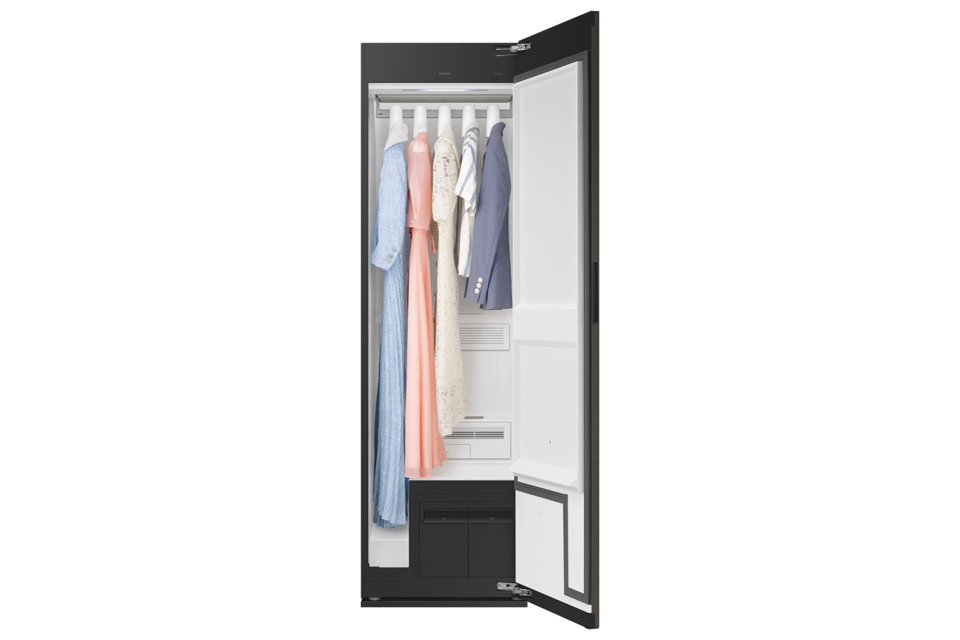 DF24CG5100 Bespoke AI Dryer with Dual AirWash and Dual JetSteam. Front-Open-Styling Cotta Charcoal 