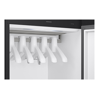 DF24CG5100 Bespoke AI Dryer with Dual AirWash and Dual JetSteam. Detail-Hanger Cotta Charcoal 