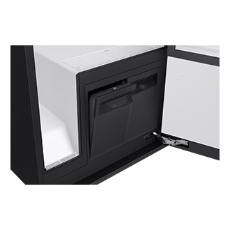 DF24CG5100 Bespoke AI Dryer with Dual AirWash and Dual JetSteam. Detail-Water-Bottle Cotta Charcoal 