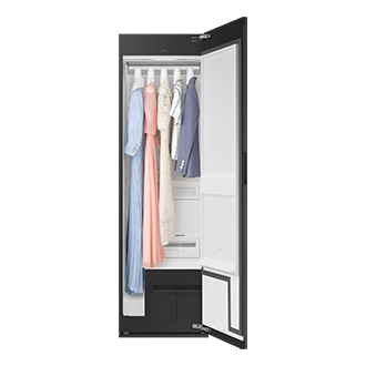 DF24CG5100 Bespoke AI Dryer with Dual AirWash and Dual JetSteam. Front-Open-Styling Cotta Charcoal 