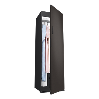 DF24CG5100 Bespoke AI Dryer with Dual AirWash and Dual JetSteam. Dynamic-Open-Styling Cotta Charcoal 