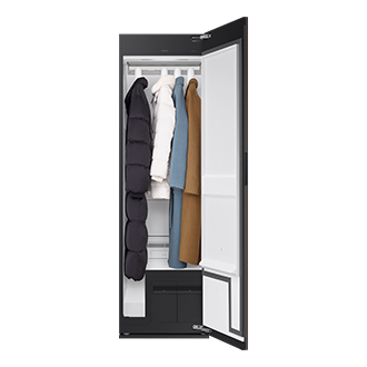 DF24CG5100 Bespoke AI Dryer with Dual AirWash and Dual JetSteam. Front-Open Cotta Charcoal 