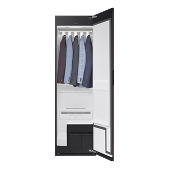 DF24CG5100 Bespoke AI Dryer with Dual AirWash and Dual JetSteam. Front-Open4 Cotta Charcoal 