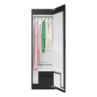 DF24CG5100 Bespoke AI Dryer with Dual AirWash and Dual JetSteam. Front-Open5 Cotta Charcoal 