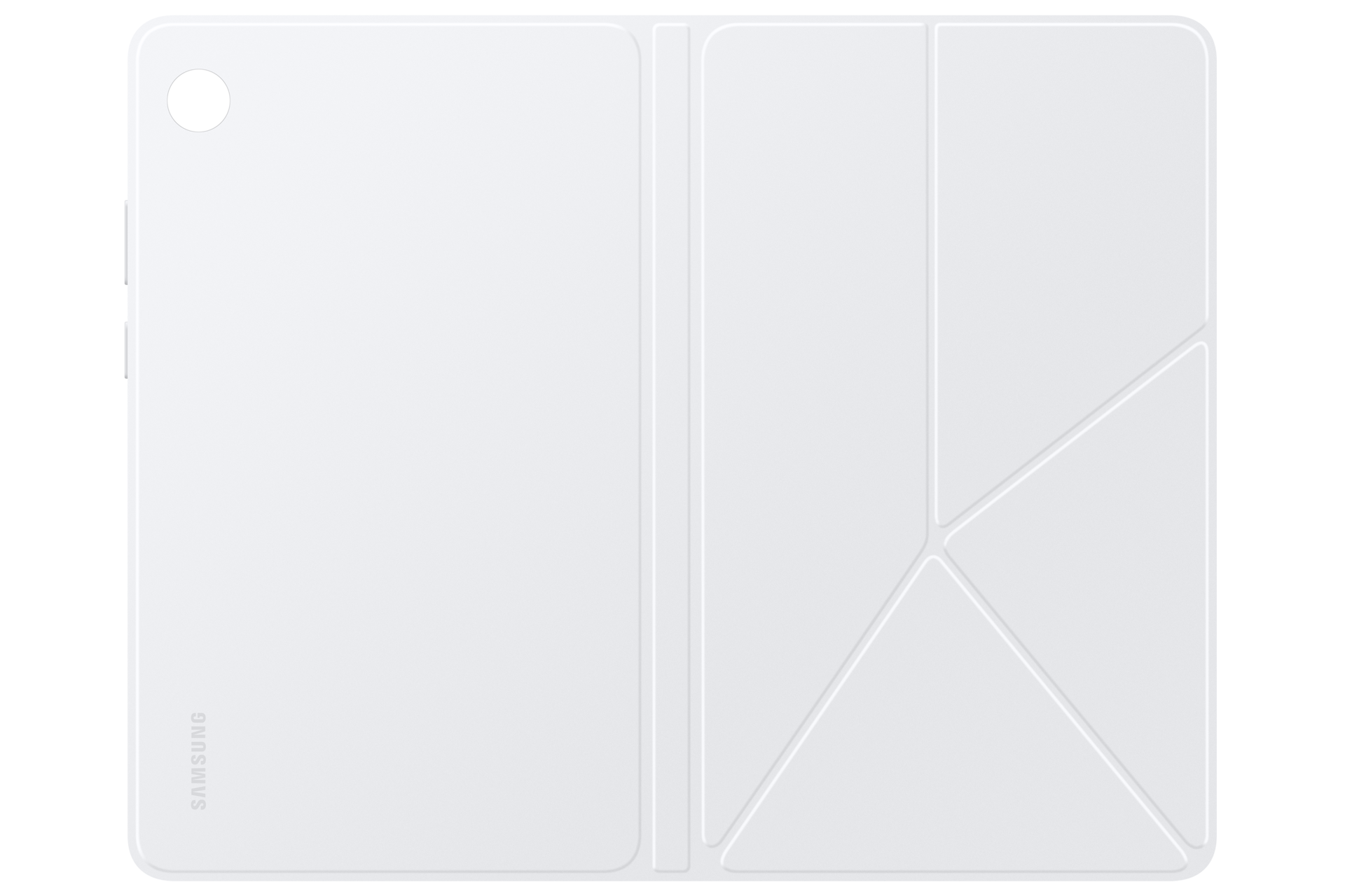 Galaxy Tab A11 Book Cover Back-Open-Cover-Only2 White 
