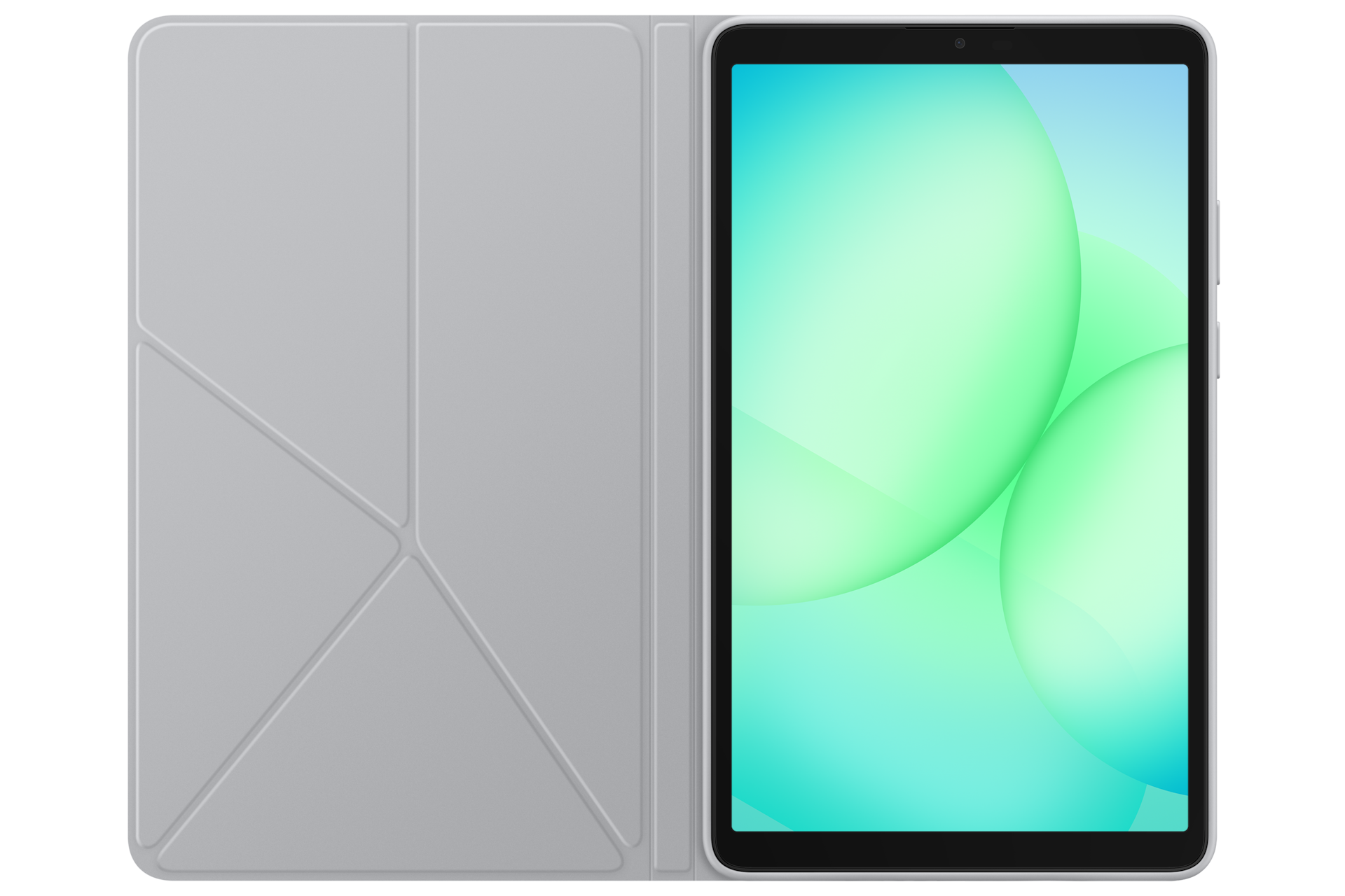 Galaxy Tab A11 Book Cover Front-Open White 