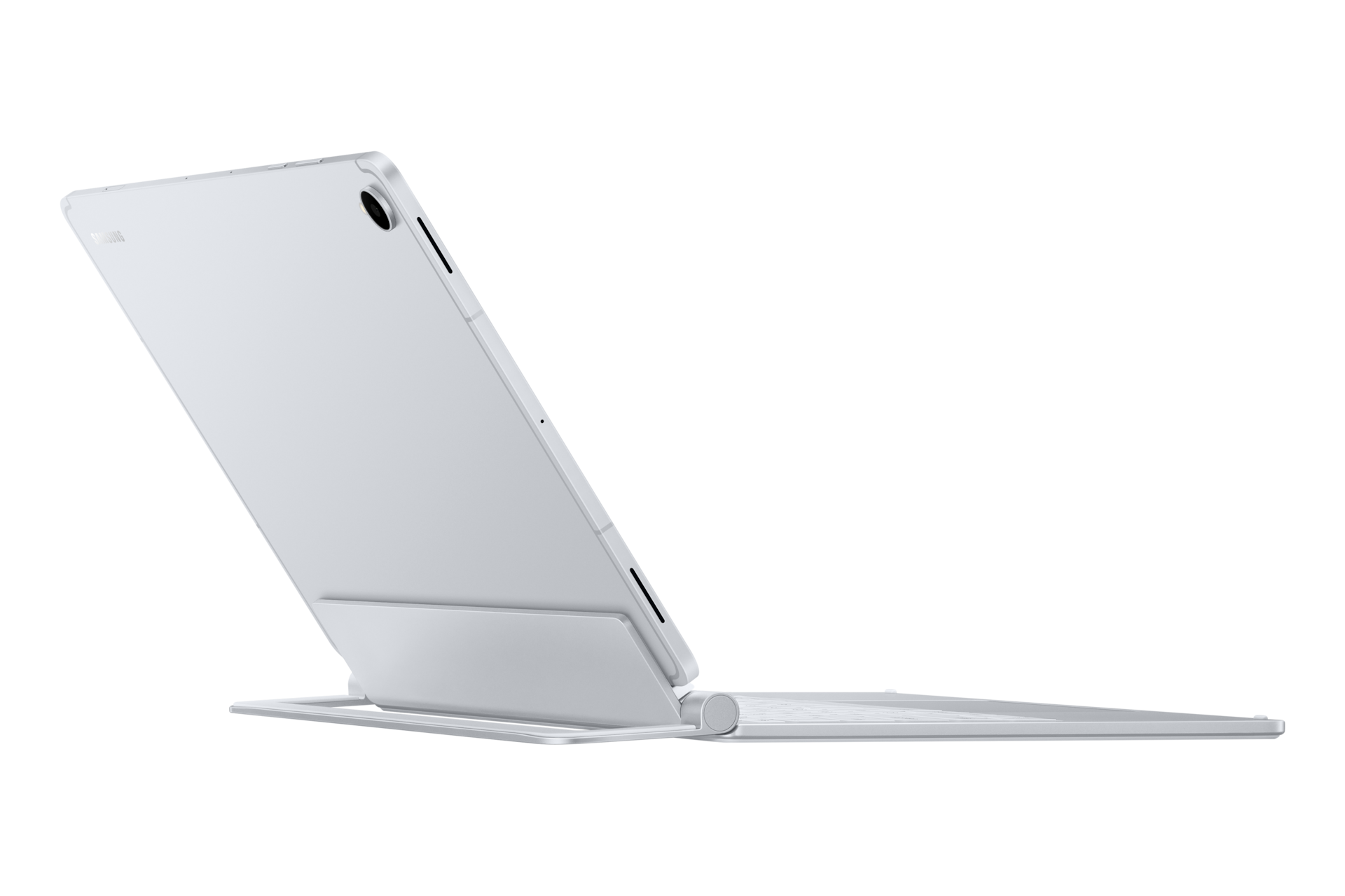 Pro Keyboard for Galaxy Tab S12+ Standing4 Silver 