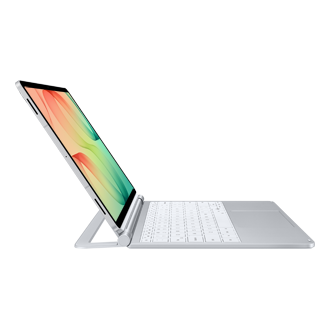Pro Keyboard for Galaxy Tab S12+ Standing3 Silver 