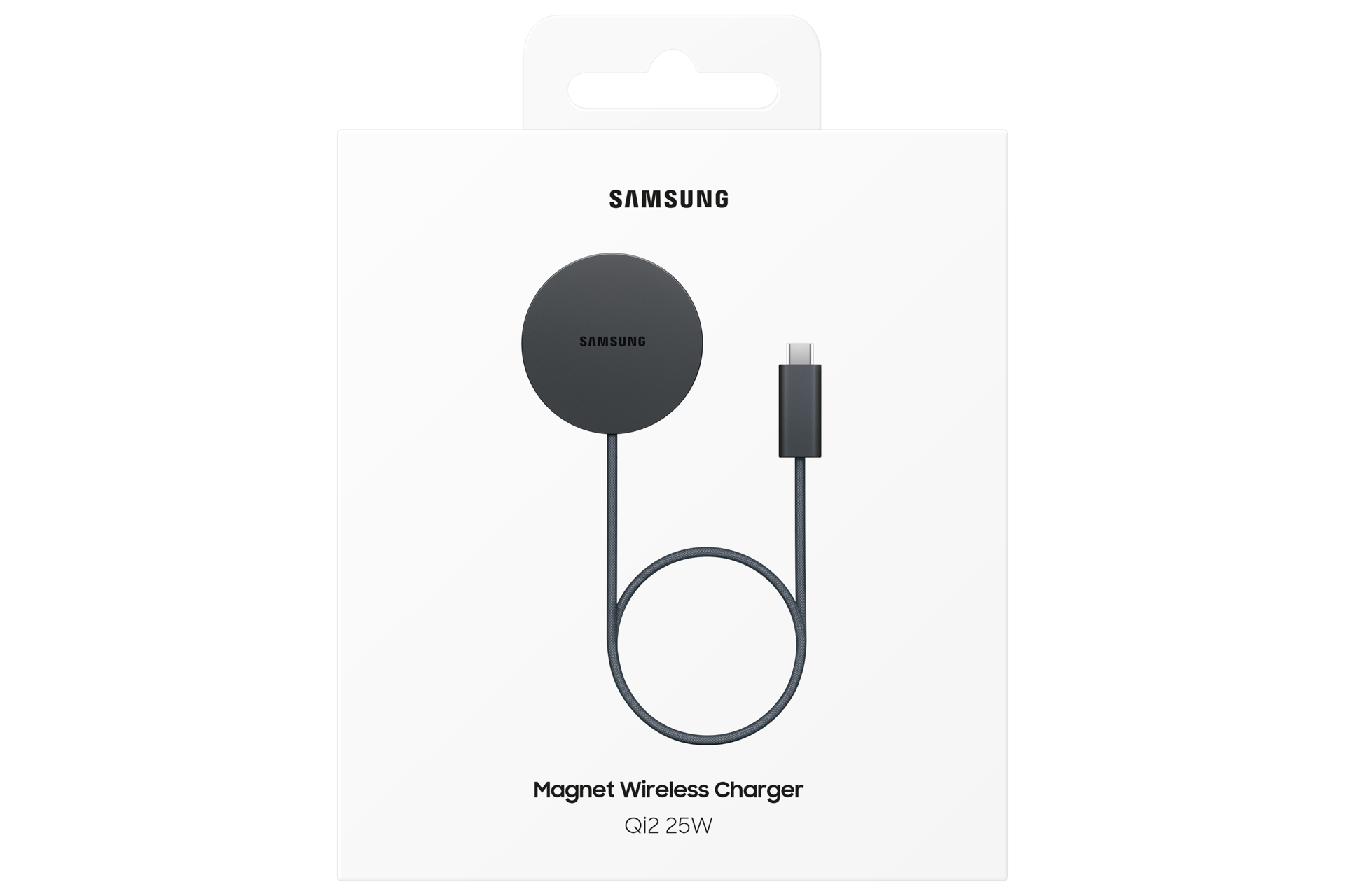 Galaxy Magnetic 25W Wireless Charger Package Dark Gray 