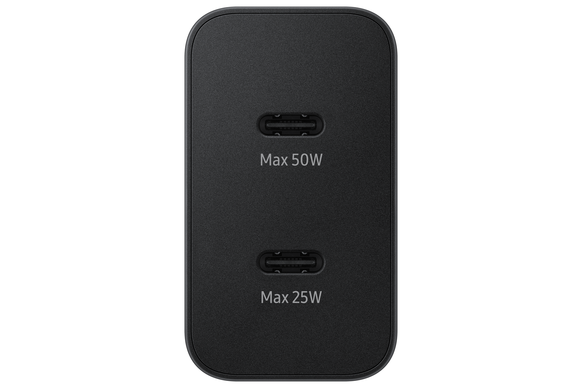 50W Power Adapter Duo Back Black 