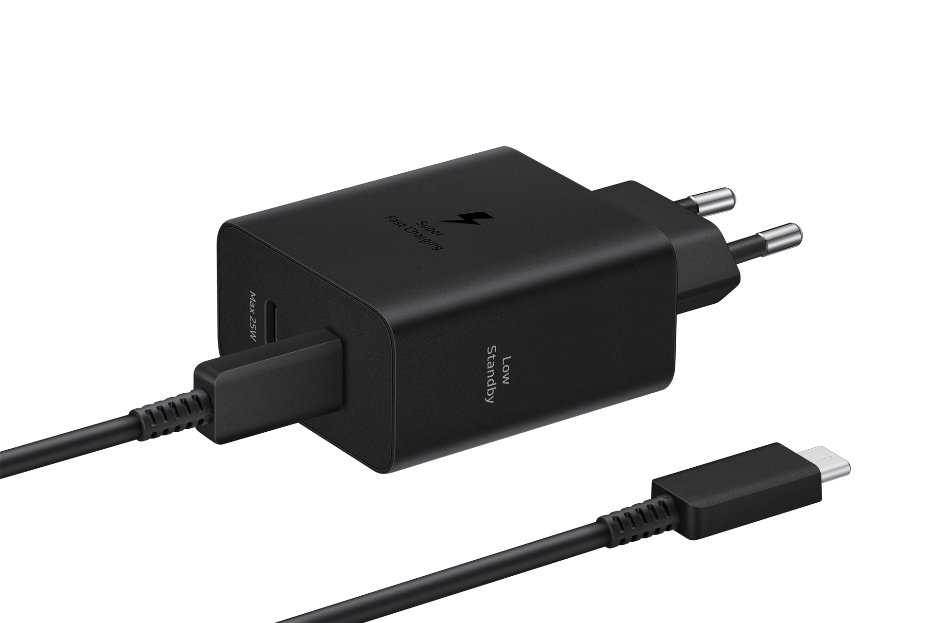 50W Power Adapter Duo L-Perspective Black 