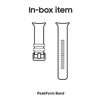 PeakForm Band (S/M/L) for Galaxy Watch Ultra2 Black