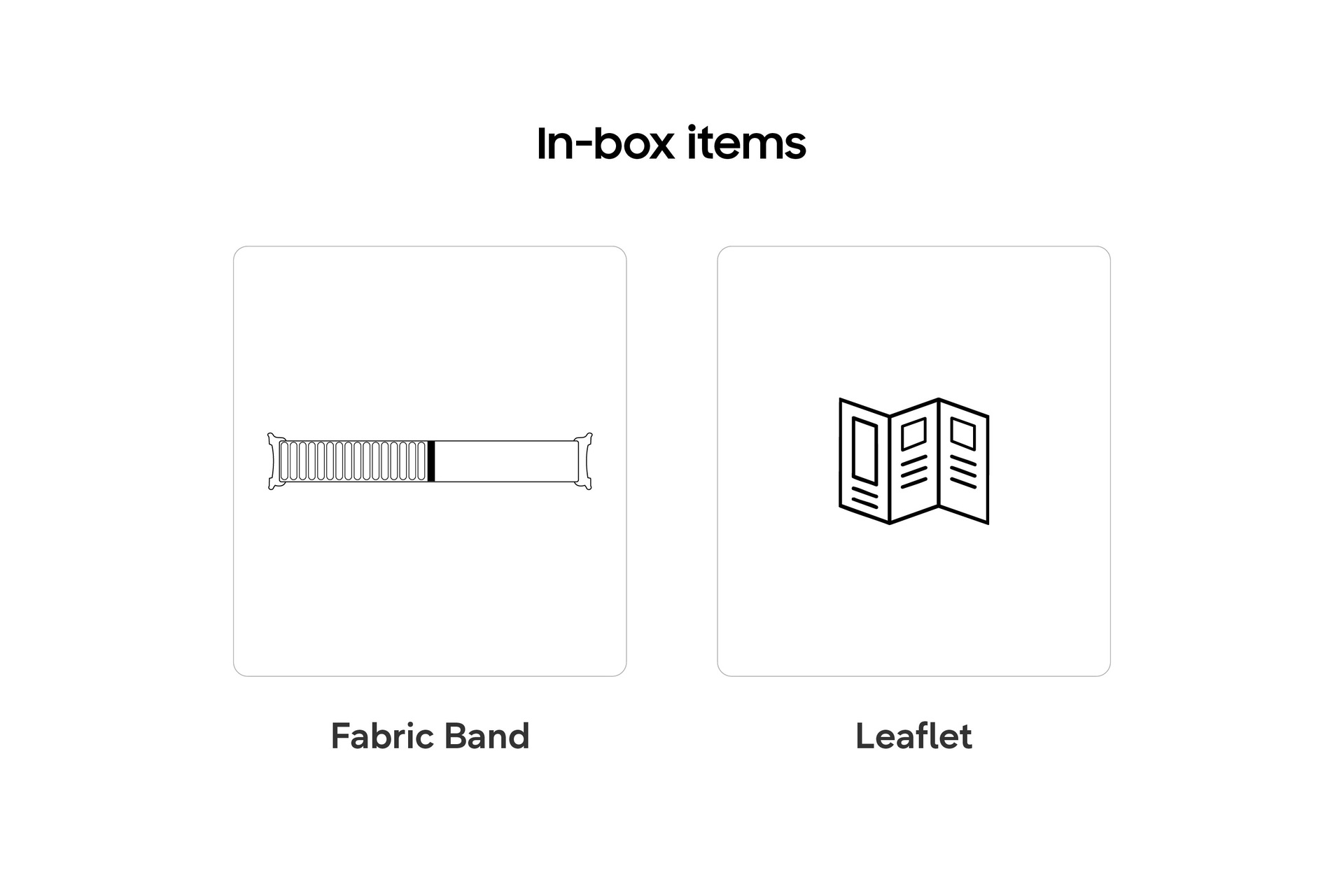Fabric Band M/L for Galaxy Watch9 Watch8 Black