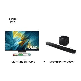 1.63 m 65 S95F OLED & Soundbar HW-Q800H Black