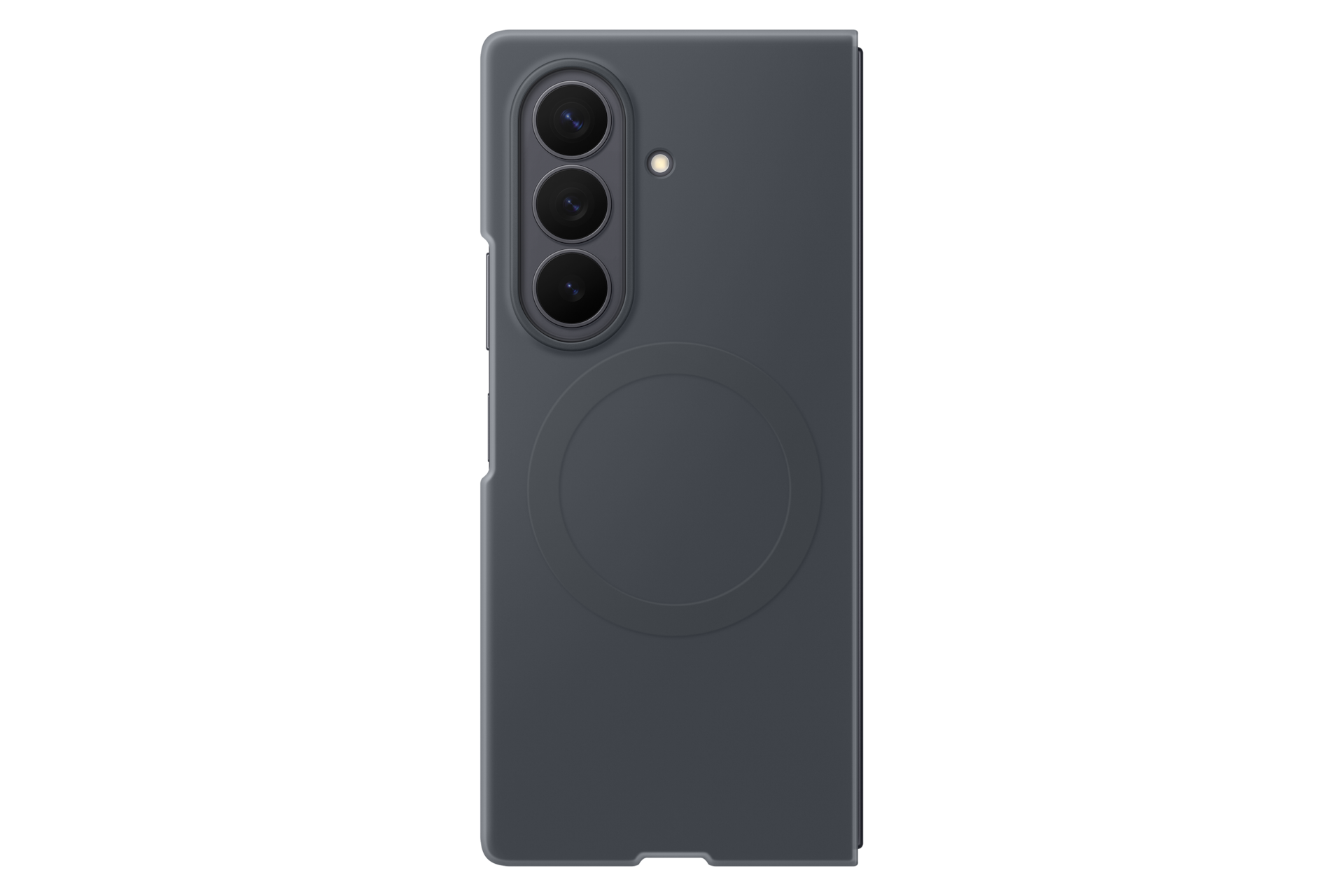 Galaxy Z Fold8 Ultra Silicone Magnet Case Front3 Graphite 