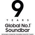 No.1 Soundbar brand form 9 years
