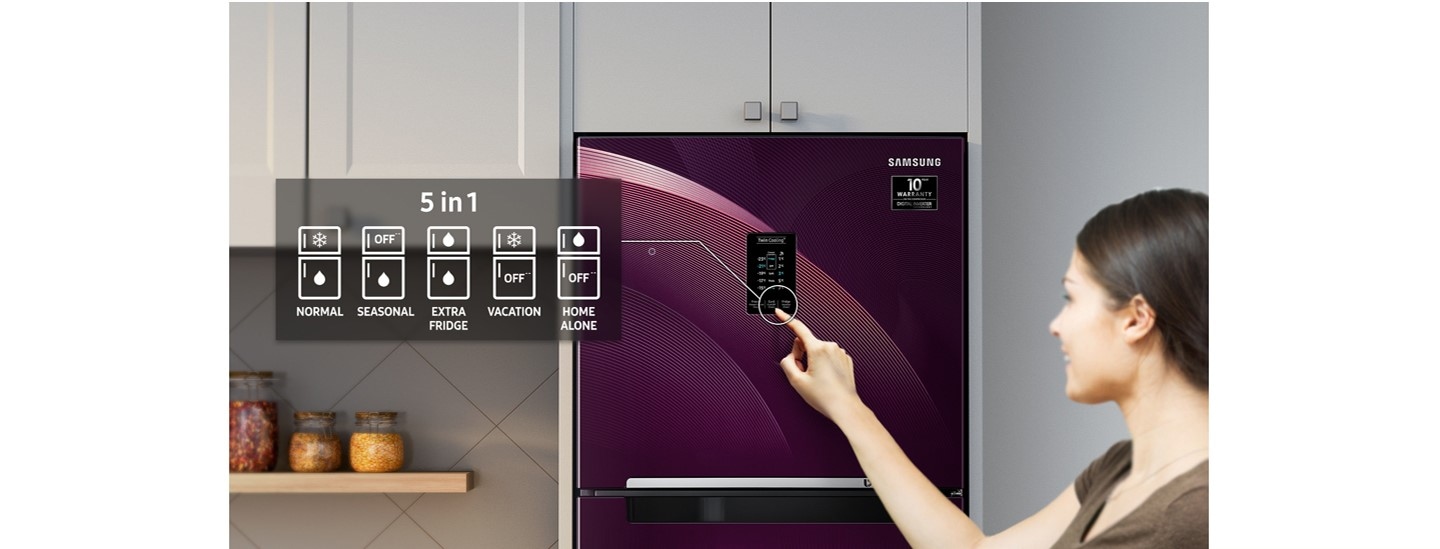 Samsung Top Mount Refrigerator - 5 in 1 Covertible Mode