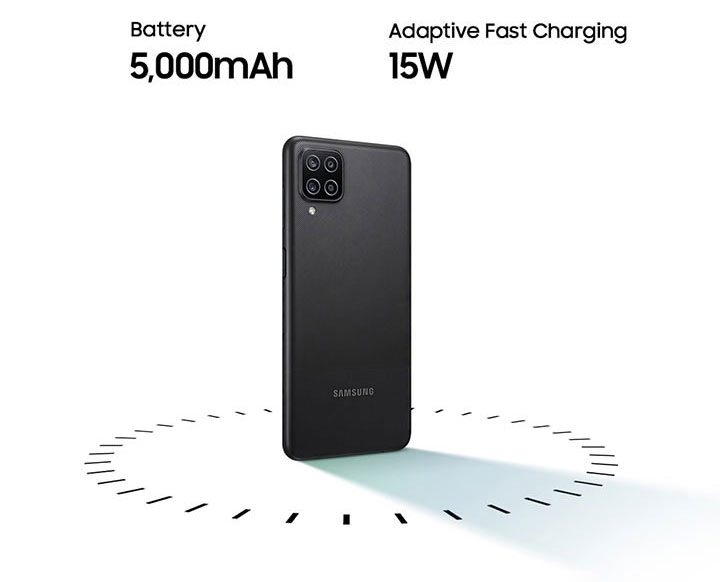 Galaxy A12 4gb 64gb Blue Price Specs Samsung India