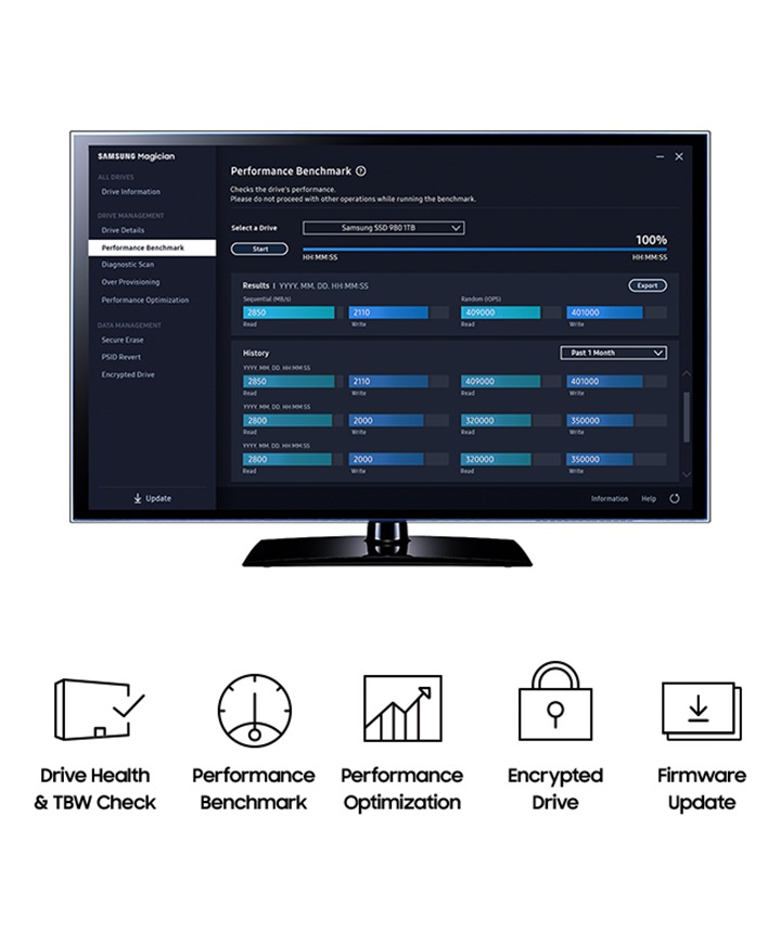 Samsung Magician Software Samsung 980 Software 1TB 980 NVMe SSD