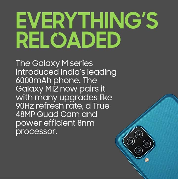 samsung m12 megapixel