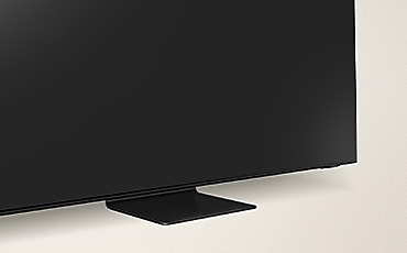 The side of the TV is shown.