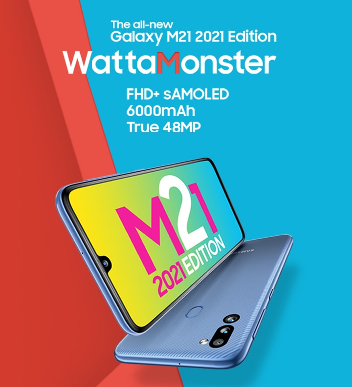 Galaxy M21 21 Edition 6gb 128gb Blue Price Specs Samsung India