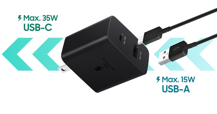 35W Power Adapter Duo TA220(Black) Price Samsung India