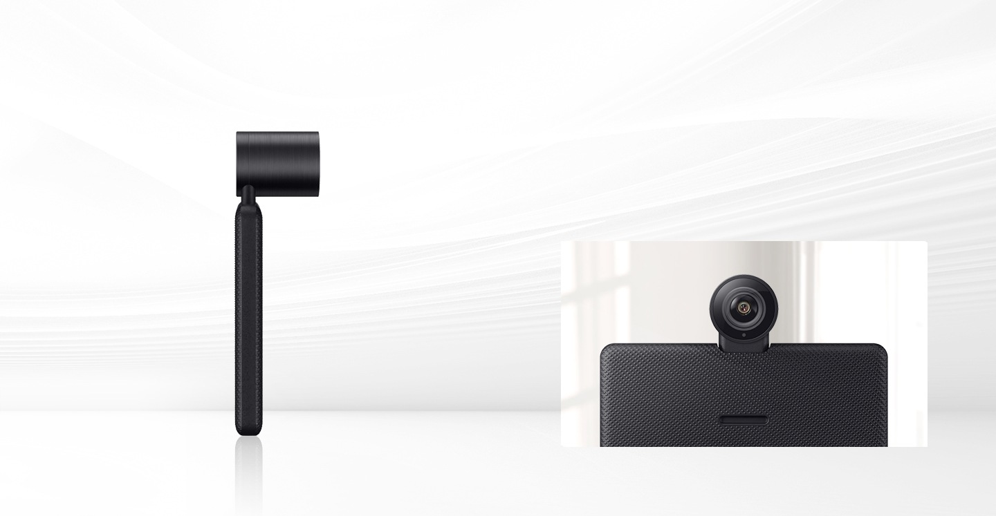 First, a sideview of the Slim Fit Cam is on diplay. Second, the Slim Fit Cam is forward facing.