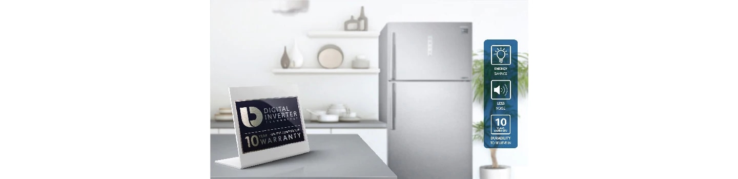 Samsung Top Mount Refrigerator - Digital Inverter Technology 