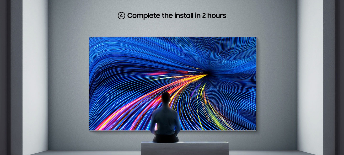4. Complete the install in 2 hours