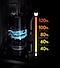 Shows that the compressor is automatically adjusted for optimum efficiency in 5 steps, including 40, 60, 80, 100 and 120%".