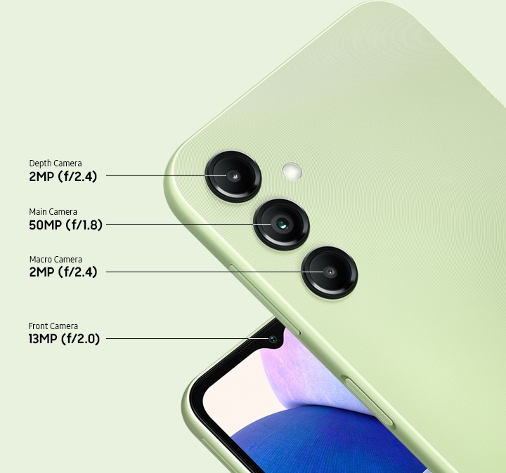 Galaxy A14 5G 8GB/128GB (Light Green) - Battery, Camera & Specs | Samsung  India
