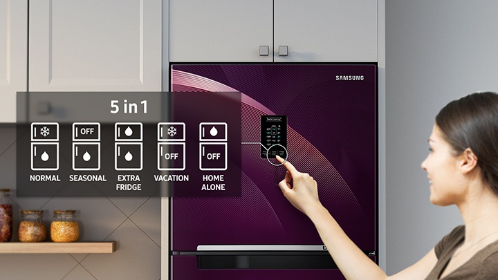 Samsung smart store convertible refrigerator