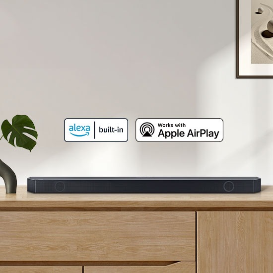 Connecting samsung store soundbar to alexa