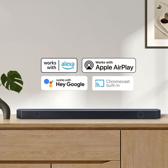 Connect samsung soundbar store to google home