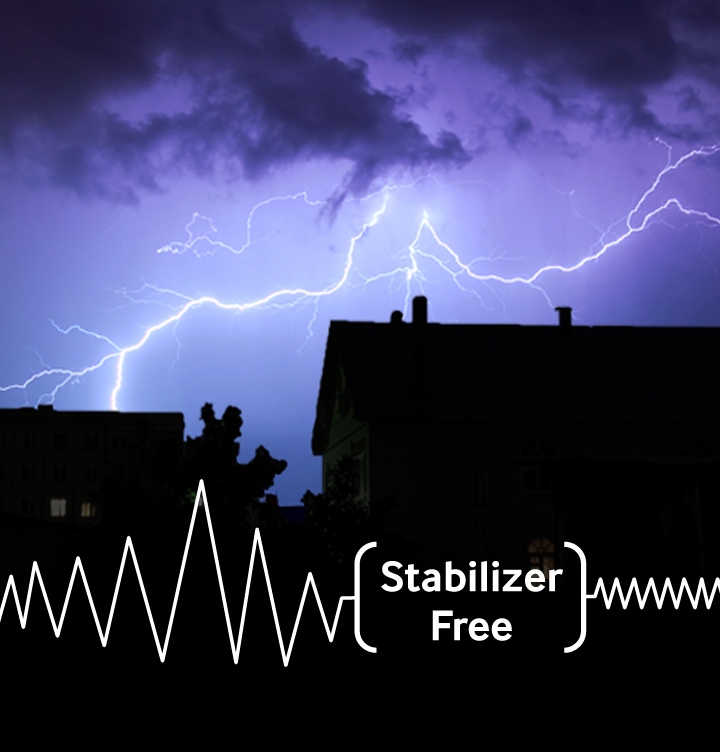Stabilizer Free Operation - Protect Refrigerator from Power Fluctuations