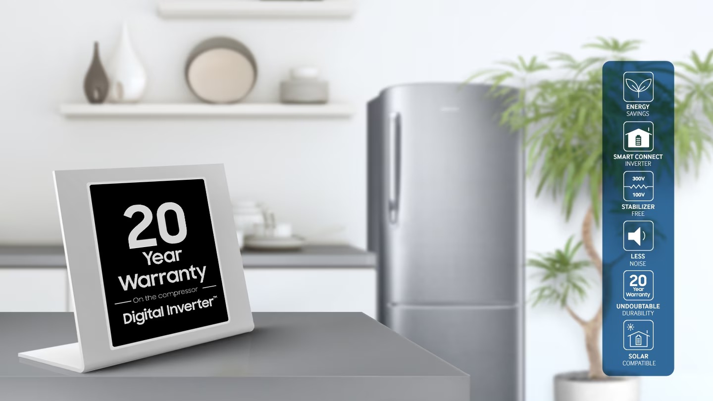 Samsung Single Door Freeze - Digital Inverter Technology