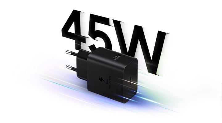 Samsung Travel Adaptor (Travel Adapter 45W C2C - Black Without cable)