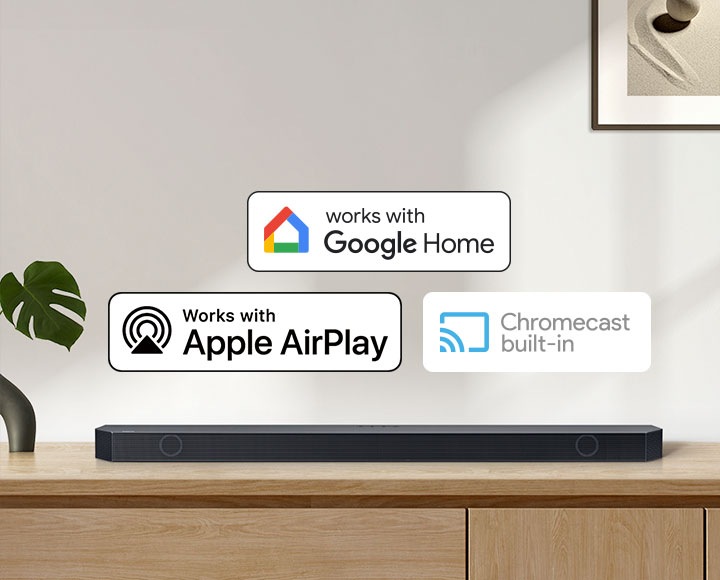 Chromecast Google Home Compatible Soundbar Voice Assistant Google