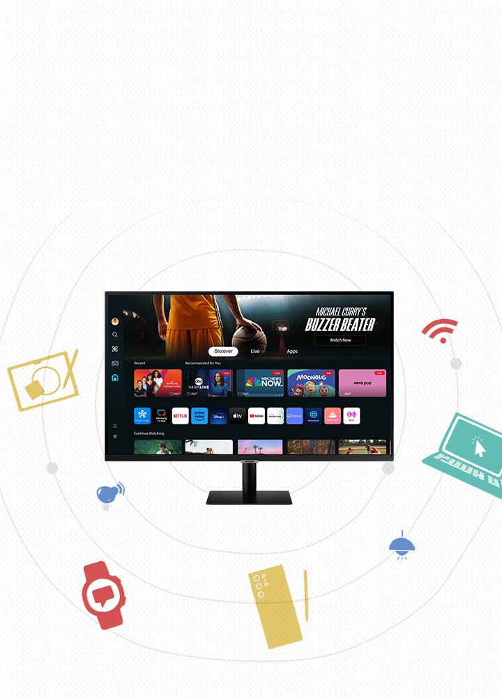 Buy 80 cm M70D UHD 4K Smart Monitor | Samsung India