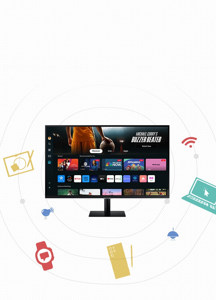 Shop 80 cm M70D UHD 4K Smart Monitor Samsung India